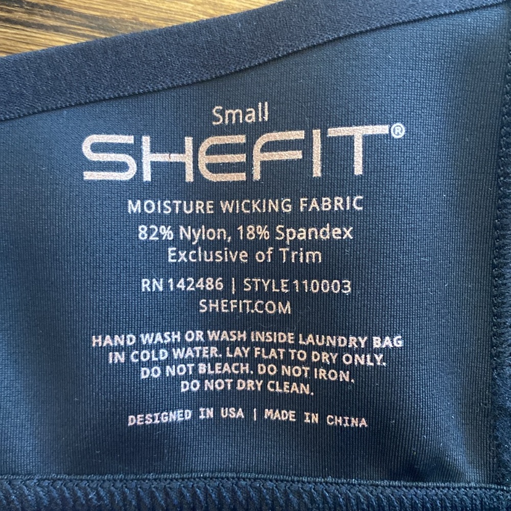 SheFit The Flex Sportsbra - Black - Size Small - Picture 3 of 3